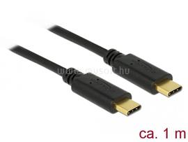 DELOCK kábel USB 2.0 Type-C male/male összekötő, 1m, 5A E-Marker DL83323 small