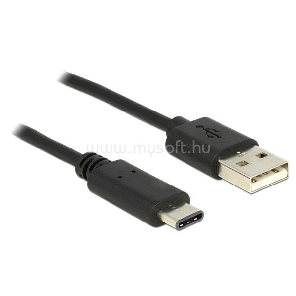 DELOCK KÁBEL USB 2.0 TYPE-A MALE TO USB 2.0 TYPE-C MALE, 0.5M