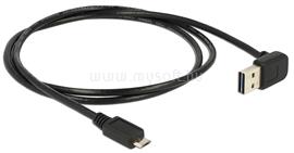DELOCK EASY-USB 2.0-s A típusú dugó, ívelt felfelé / lefelé > USB 2.0-s Micro-B-típusú dugó kábel 5 m DL83538 small