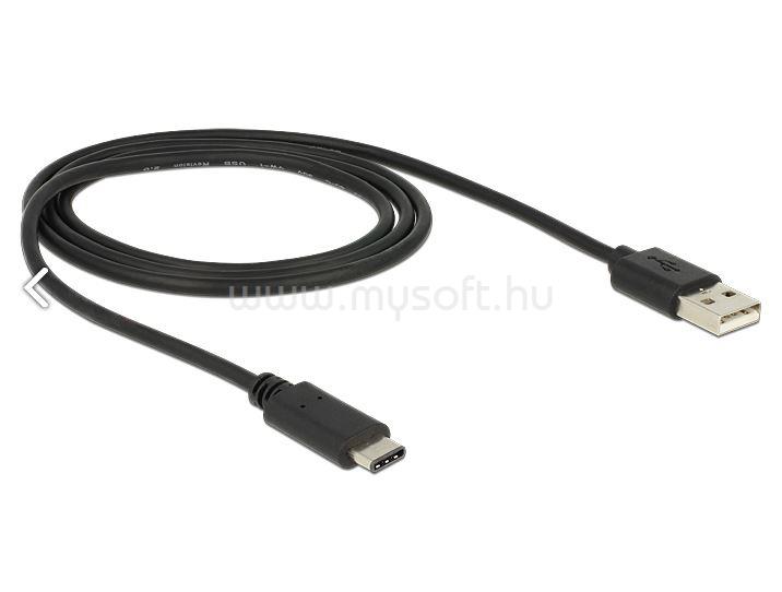 DELOCK kábel USB 2.0 Type-C male to USB 2.0 A male, 1m