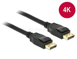 DELOCK kábel Displayport 1.2 male/male összekötő 4K, 3m, fekete DL83807 small