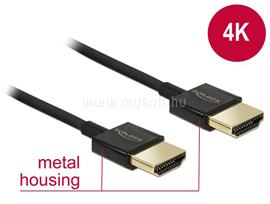 DELOCK kábel HDMI male/male összekötő 3D 4K Slim Premium, 1m DL84771 small
