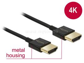 DELOCK kábel HDMI male/male összekötő 3D 4K Slim Premium, 4.5m DL84775 small
