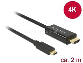 DELOCK kábel USB Type-C male to HDMI male (DP Alt Mode) 4K 30Hz, 2m DL85259 small