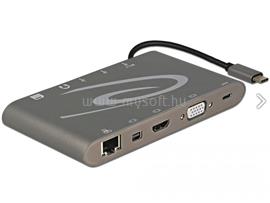 DELOCK USB 3.1 Type-C docking station 4K 30Hz, sötétszürke DL87297 small