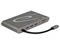 DELOCK USB 3.1 Type-C docking station 4K 30Hz, sötétszürke DL87297 small