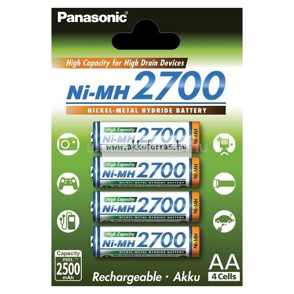 ENELOOP Panasonic AA 2700mAh ceruza akkumulátor 4db/bliszter