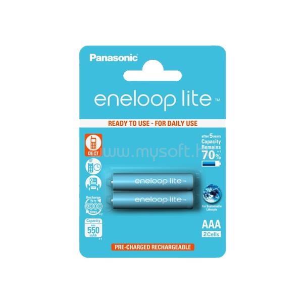 ENELOOP Panasonic Lite AAA 550mAh  2db/bliszter mikro ceruza akkumulátor