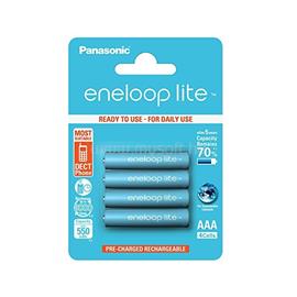 PANASONIC eneloop Lite AAA 550mAh mikro ceruza akkumulátor 4db/bliszter BK4LCCE-4BE small