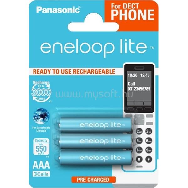 ENELOOP Panasonic Phone AAA 550mAh mikro ceruza akkumulátor 3db/bliszter