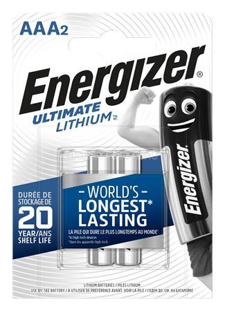 ENERGIZER Elem, AAA mikro, 2 db, Lítium, "Ultimate Lithium"