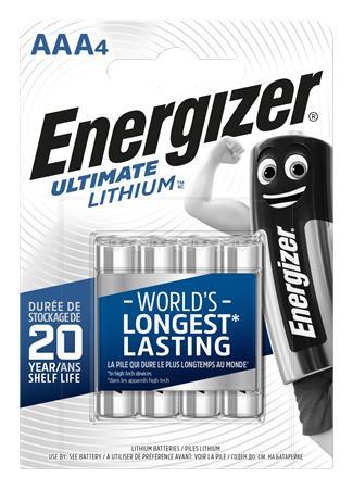 ENERGIZER Elem, AAA mikro, 4 db, Lítium, "Ultimate Lithium"