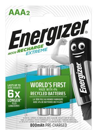 ENERGIZER Tölthető elem, AAA mikro, 2x800 mAh, előtöltött, "Extreme"