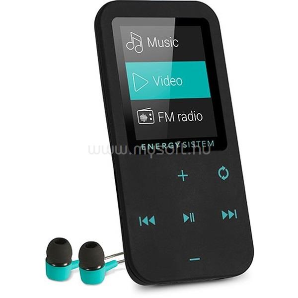 ENERGY SISTEM EN 426461 Touch Bluetooth-os 8GB fekete/mentazöld MP4 lejátszó
