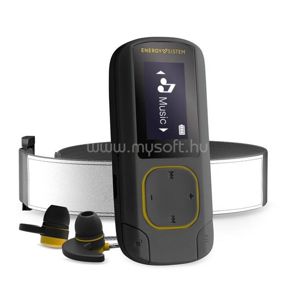 ENERGY SISTEM EN 448272 Clip Sport Bluetooth-os 16GB fekete/borostyán MP3 lejátszó
