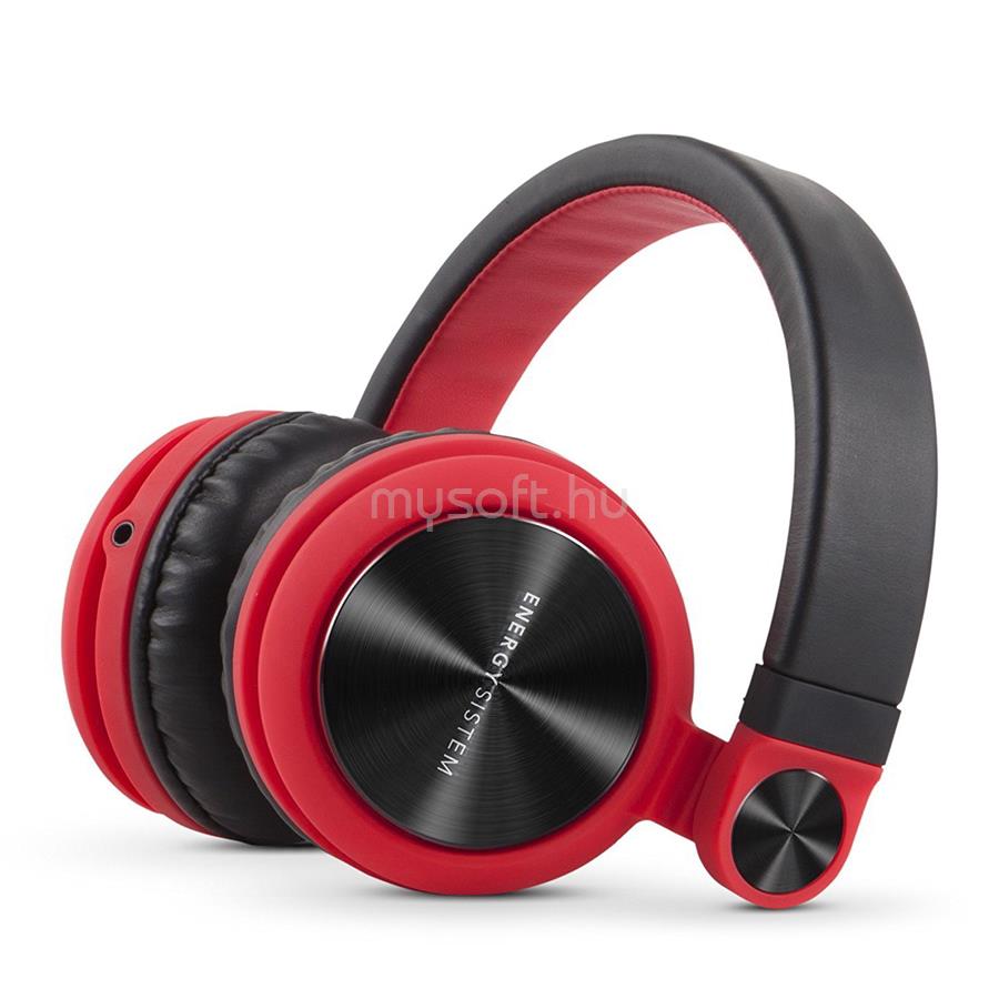 ENERGY SISTEM Headphones DJ2 fekete-piros fejhallgató