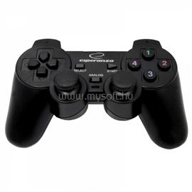 ESPERANZA Warrior Vibrációs Gamepad PC, fekete EG102 small
