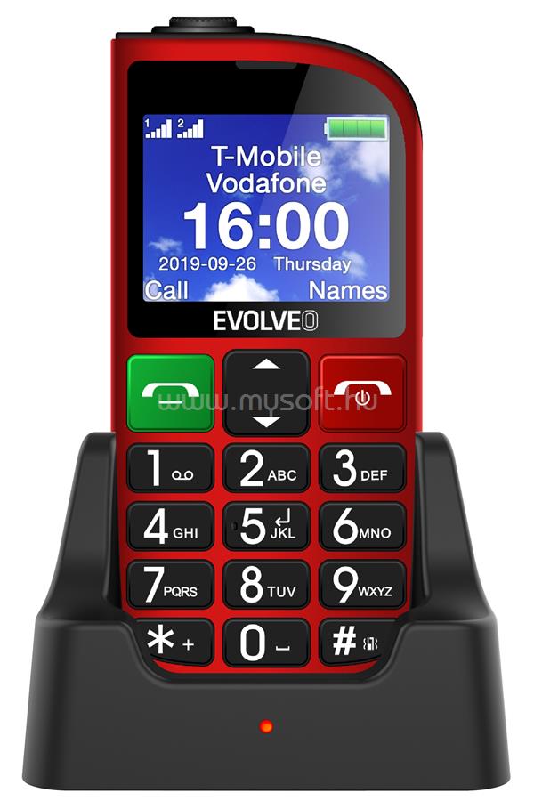 EVOLVEO EASYPHONE FM (EP800) Red