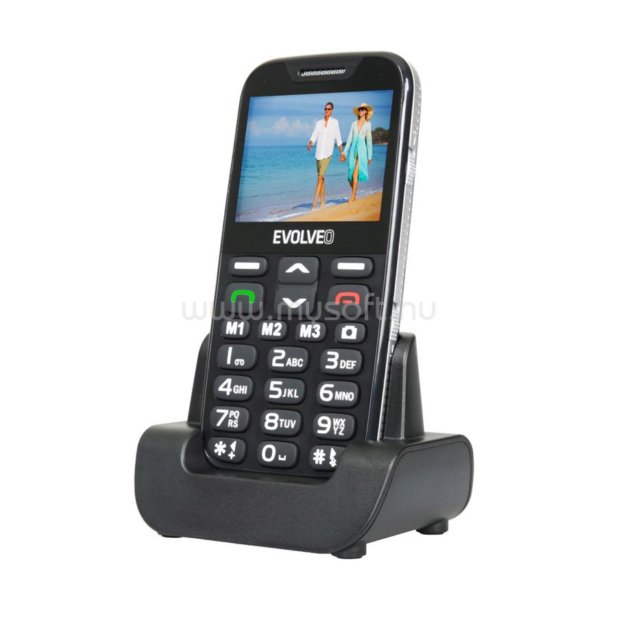 EVOLVEO Easyphone XD EP-600 2,3" fekete mobiltelefon
