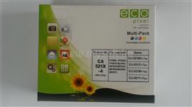 ECOPIXEL CANON CLI521 Multipack BKCMY 4db-os 2934B010FUEC small