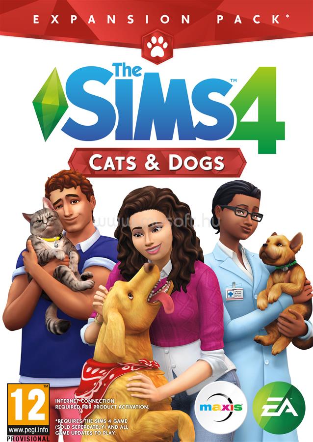 ELECTRONIC ARTS The Sims 4 Cats & Dogs PC HU Játékszoftver