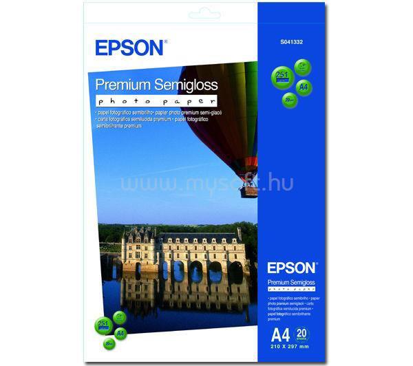 EPSON A4 Félfényes Fotópapír 20 Lap