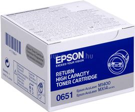EPSON Toner Return High Capacity Fekete 2 200 oldal C13S050651 small