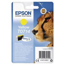 EPSON T0714 Eredeti sárga Gepárd DURABrite Ultra tintapatron (5,5 ml)