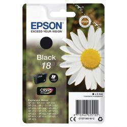 EPSON 18 Eredeti fekete Százszorszép Claria Home standard kapacitású tintapatron (175 oldal) C13T18014012 small