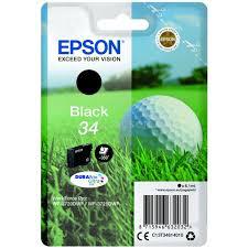 EPSON 34 Eredeti fekete Golflabda DURABrite Ultra tintapatron (350 oldal) C13T34614010 small