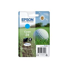 EPSON 34 Eredeti cián Golflabda DURABrite Ultra tintapatron (300 oldal) C13T34624010 small