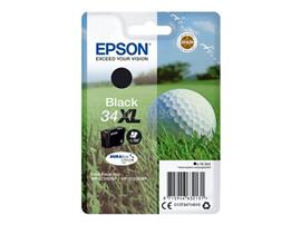 EPSON 34XL Eredeti fekete Golflabda DURABrite Ultra extra nagy kapacitású tintapatron (1100 oldal) C13T34714010 small