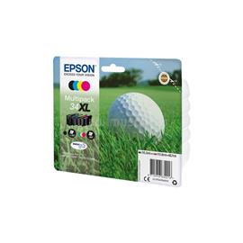 EPSON 34XL Eredeti fekete/cián/bíbor/sárga Golflabda DURABrite Ultra extra nagy kapacitású multipakk tintapatronok (1x1100 oldal/3x950 oldal) C13T34764010 small