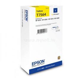 EPSON T7564 L Eredeti sárga DURABrite Pro nagy kapacitású tintapatron (14 ml) C13T756440 small