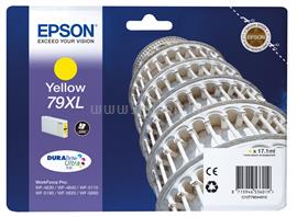 EPSON 79XL Eredeti sárga Pisai ferde torony DURABrite Ultra extra nagy kapacitású tintapatron (17,1 ml) C13T79044010 small