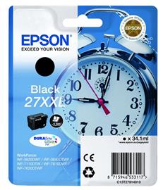 EPSON Patron DURABrite Ultra 27XXL Fekete 2200 oldal C13T27914010 small