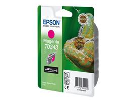 EPSON T0343 Eredeti bíbor Kaméleon Ultra Chrome tintapatron (17 ml) - RF+AM címkézés C13T03434020 small