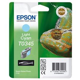 EPSON T0345 Eredeti világos cián Kaméleon Ultra Chrome tintapatron (17 ml) C13T03454010 small