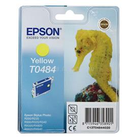 EPSON T0484 Eredeti sárga Vízicsikó tintapatron (13 ml) - RF+AM címkézés C13T04844020 small