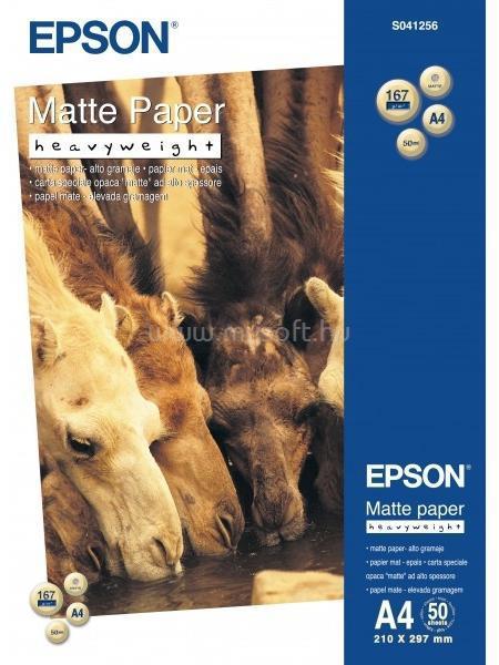 EPSON A4 Matt Fotópapír 50lap 167g