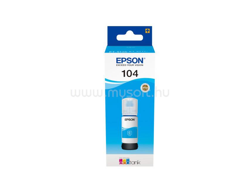 EPSON EcoTank 104 Tinta 65 ml (Cián)