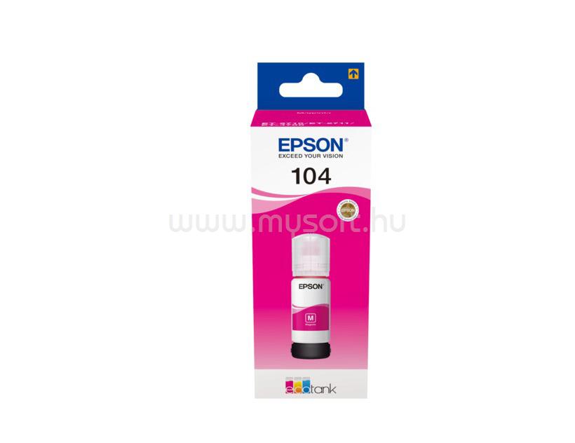 EPSON 104 Eredeti bíbor tintapatron (65ml)
