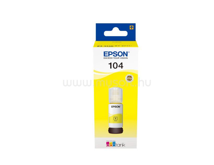 EPSON EcoTank 104 Tinta 65 ml (Sárga)