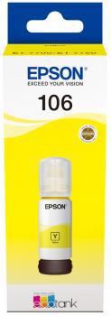 EPSON 106 Eredeti sárga EcoTank tintatartály (70 ml)