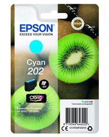 EPSON 202 Eredeti cián Kiwi Claria Premium tintapatron (300 oldal) C13T02F24010 small