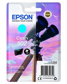 EPSON 502 Eredeti cián Távcső tintapatron (165 oldal) C13T02V24010 small