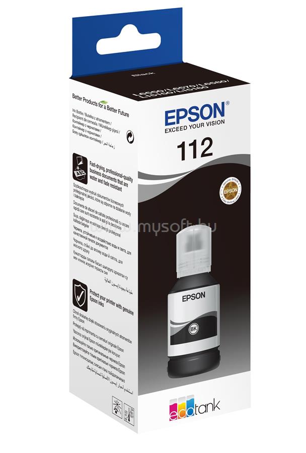 EPSON T06C1 112 ECOTANK PIGMENT BLACK INK BOTTLE (127 ml)