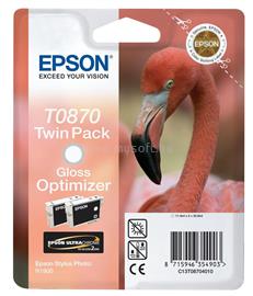 EPSON Dupla csomag Gloss Optimizer T0870 Ultra Gloss High-Gloss 2 C13T08704010 small
