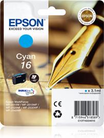 EPSON Singlepack Cyan 16 DURABrite Ultra Ink 165 oldal C13T16224010 small