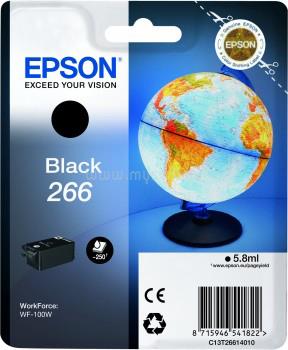 EPSON 266 Eredeti fekete Földgömb standard kapacitású tintapatron (5,8 ml)